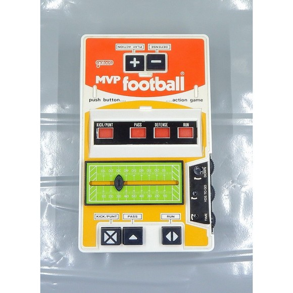 Galoob MVP Football Hand-Held Electric Game 1978 W/Box Not Working For Parts - Picture 2 of 12